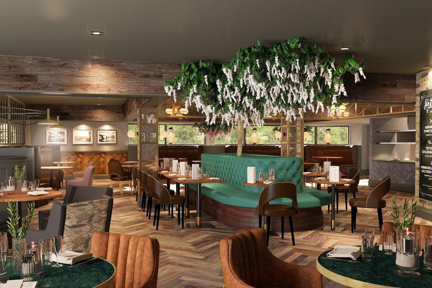 Bird & Bell Restaurant Render