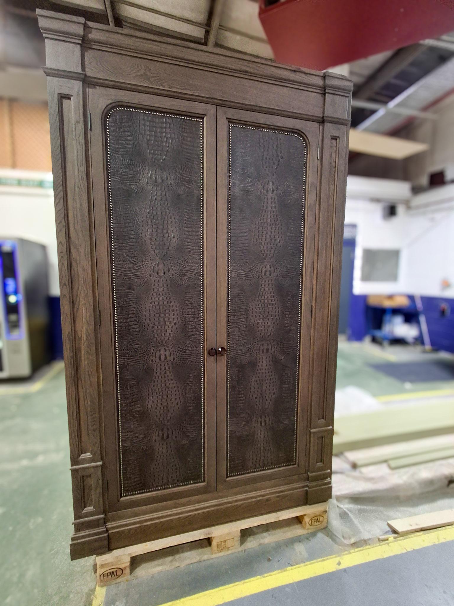 bespoke leather wardrobe