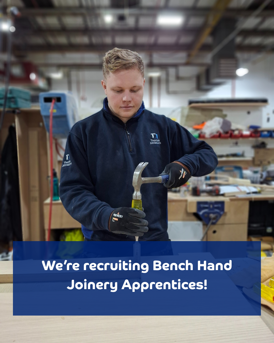 We’re recruiting Bench Hand Joinery Apprentices!